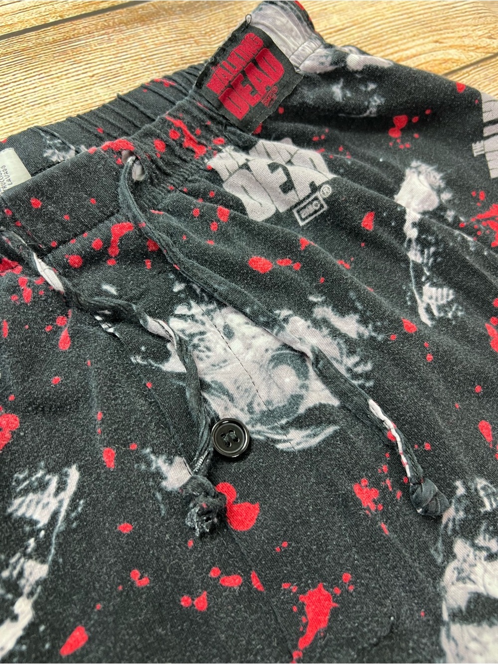 AMC The Walking Dead Zombie Pajama Lounge Sleep Pants Size Medium 2014 - Picture 6 of 9